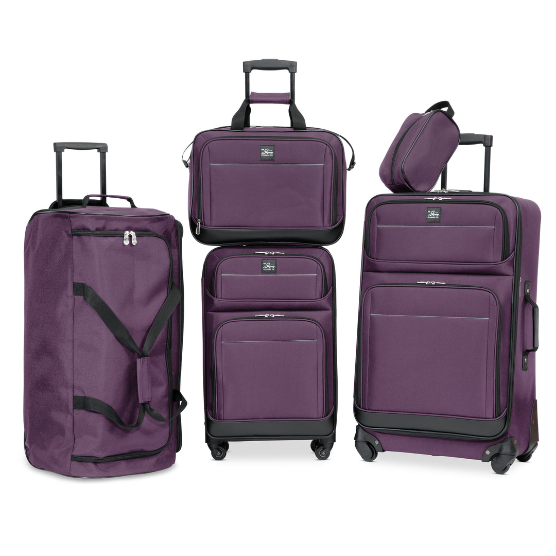 Piece Spinner Luggage Sets Walmart Protege Protege 5-Piece Spinner