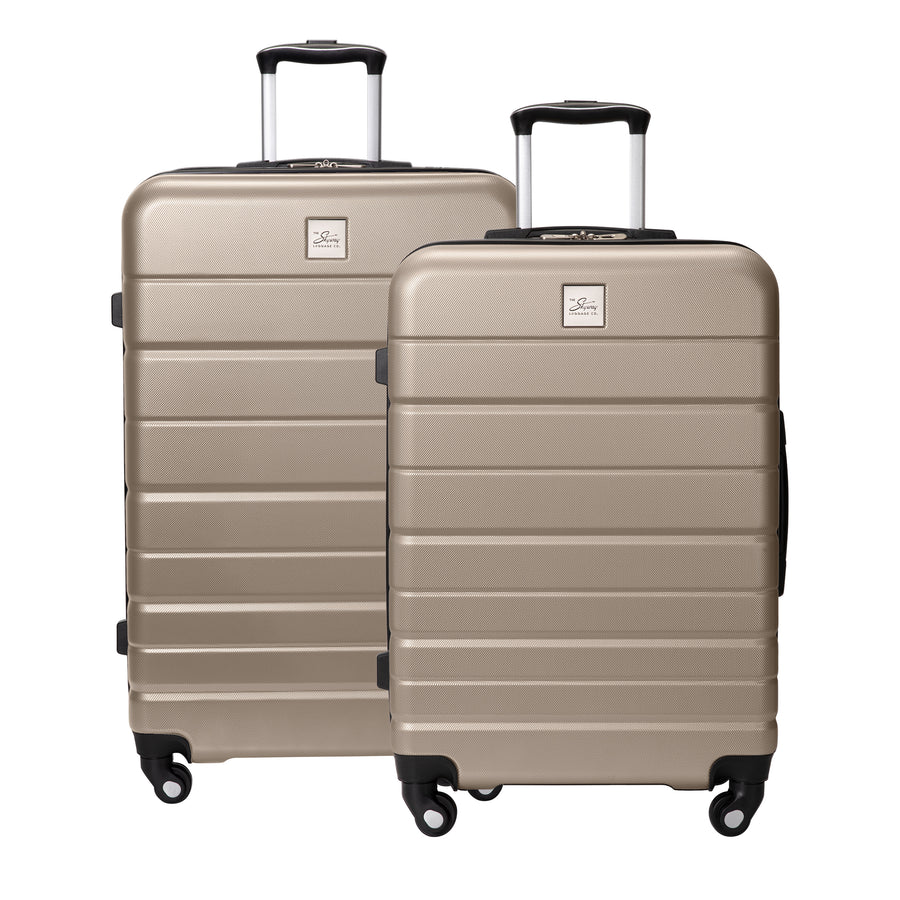 Epic Hardside Classic 4-Wheel 2 Piece Hardside Luggage Set (24" & 28")