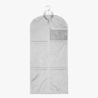 Essentials Small Garment Sleeve in Coud Front Hanger View~~Color:Cloud~~Description:Front