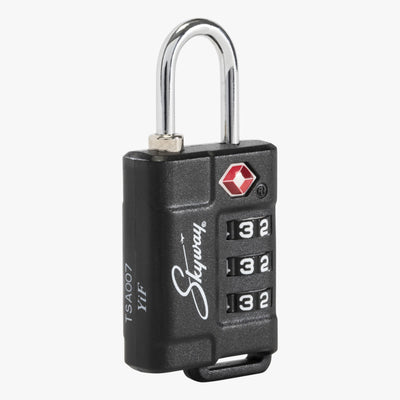 TSA Lock in Black~~Color:Black~~Description:Angled Back